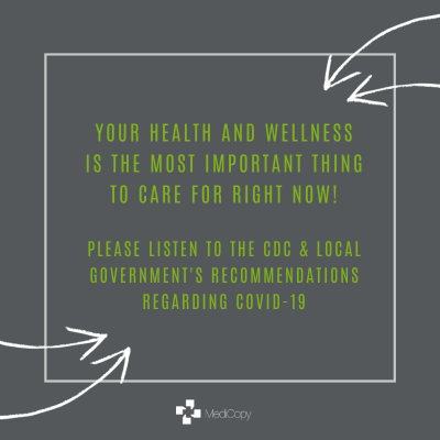 Your Health and Wellness is the most important thing!